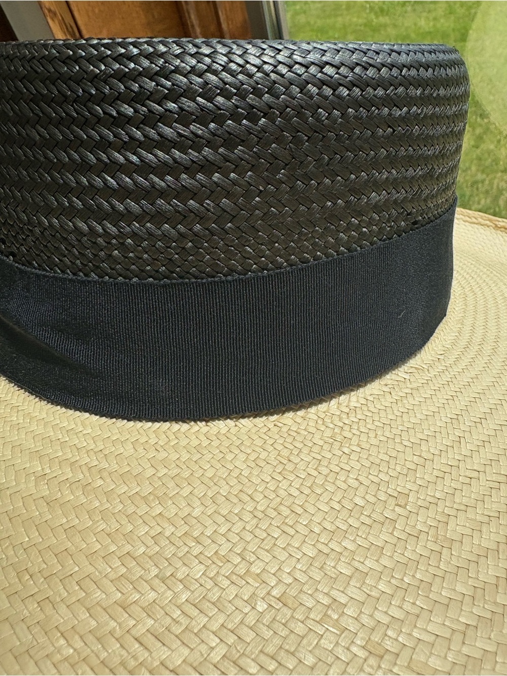 Toucan Collection Straw Hat with Black Bow Band AMAZING!!! - Picture 5 of 13